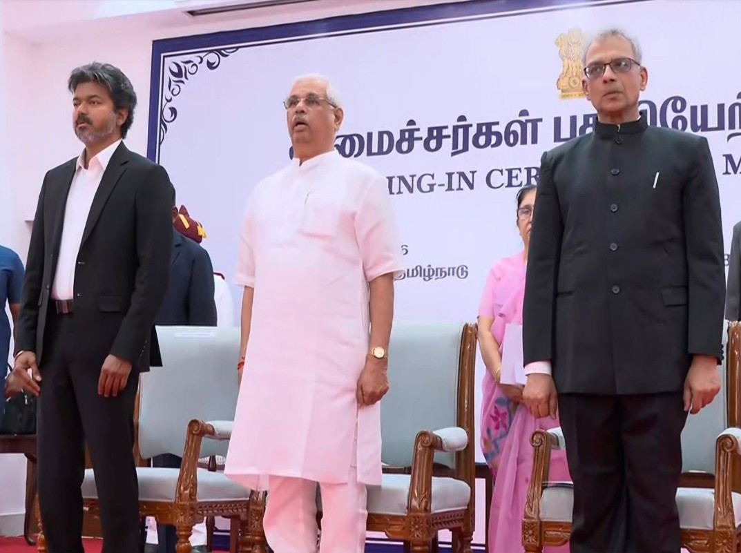 New Week, Same Row: Outrage Over Tamil Anthem Played Last At TVK Oath Event