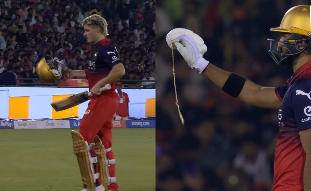 RCB Star Drops Gold Chain On Ground During Dismissal. This Happens Next