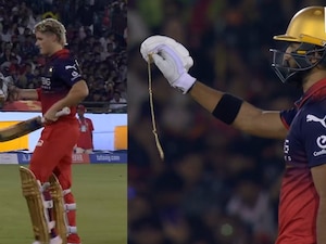 RCB Star Drops And Leaves Gold Chain On Ground During Dismissal. This Happens Next