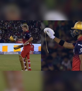 RCB Star Drops And Leaves Gold Chain On Ground During Dismissal. This Happens Next