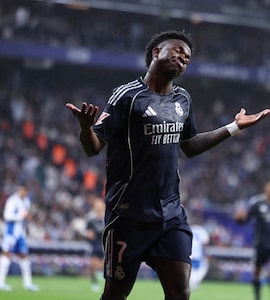 Vinicius Double Delays Barcelona Title As Real Madrid Down Espanyol