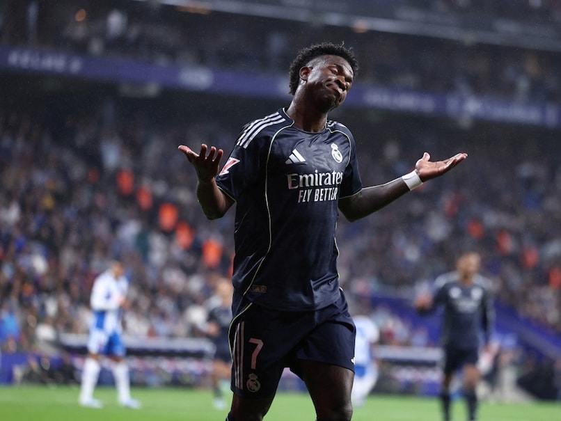Vinicius Double Delays Barcelona Title As Real Madrid Down Espanyol