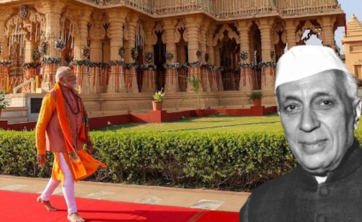 पंडित नेहरू ने सोमनाथ मंदिर पुर्ननिर्माण का क्यों किया था विरोध, सरदार पटेल-गांधी की क्या राय थी, राजेंद्र प्रसाद मंदिर उद्घाटन में शामिल हुए