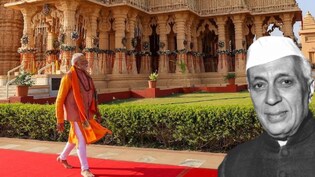 पंडित नेहरू ने सोमनाथ मंदिर पुर्ननिर्माण का क्यों किया था विरोध, सरदार पटेल-गांधी की क्या राय थी, राजेंद्र प्रसाद मंदिर उद्घाटन में शामिल हुए