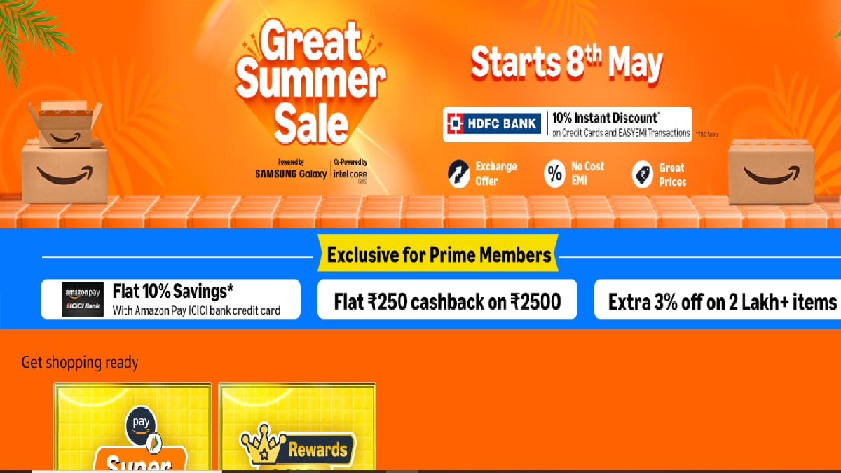 Amazon Great Summer Sale 2026: 8 मई से आ रही Amazon की बड़ी सेल, Samsung, Asus, Boat जैसे ब्रांड्स पर धांसू ऑफर्स