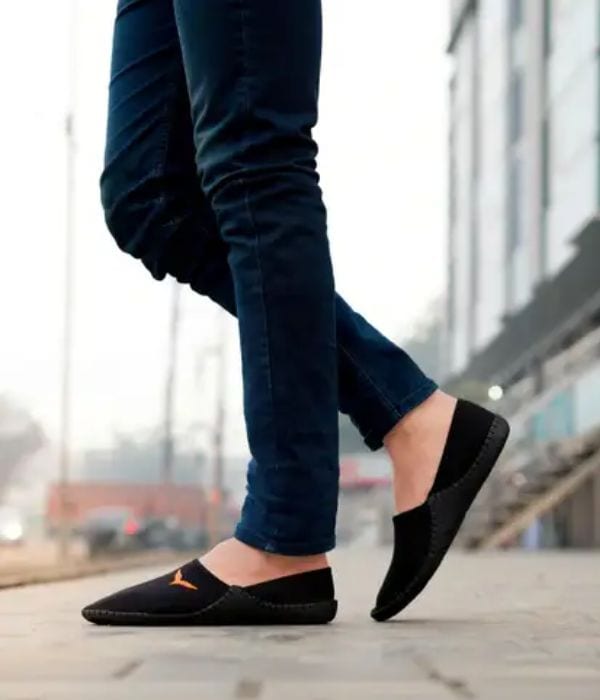 Click To Buy VECHLO Men Black Sandals