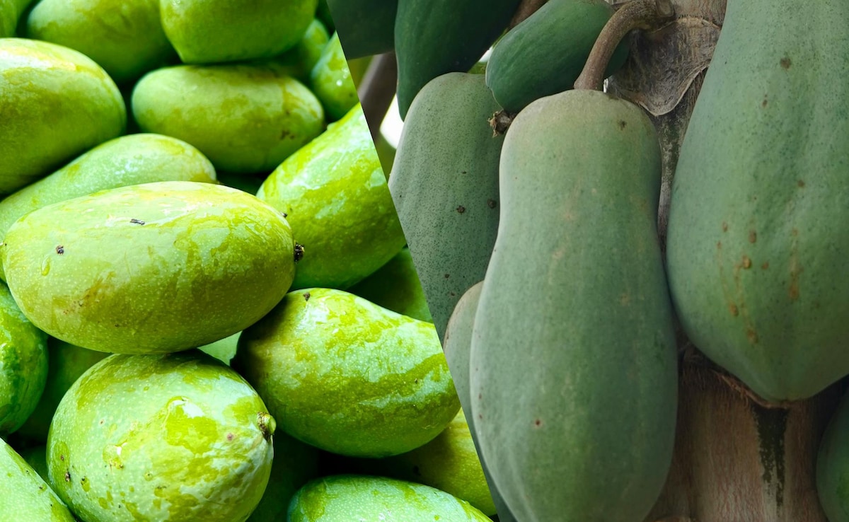 Raw mango and raw papaya should be consumed as part of the summer diet