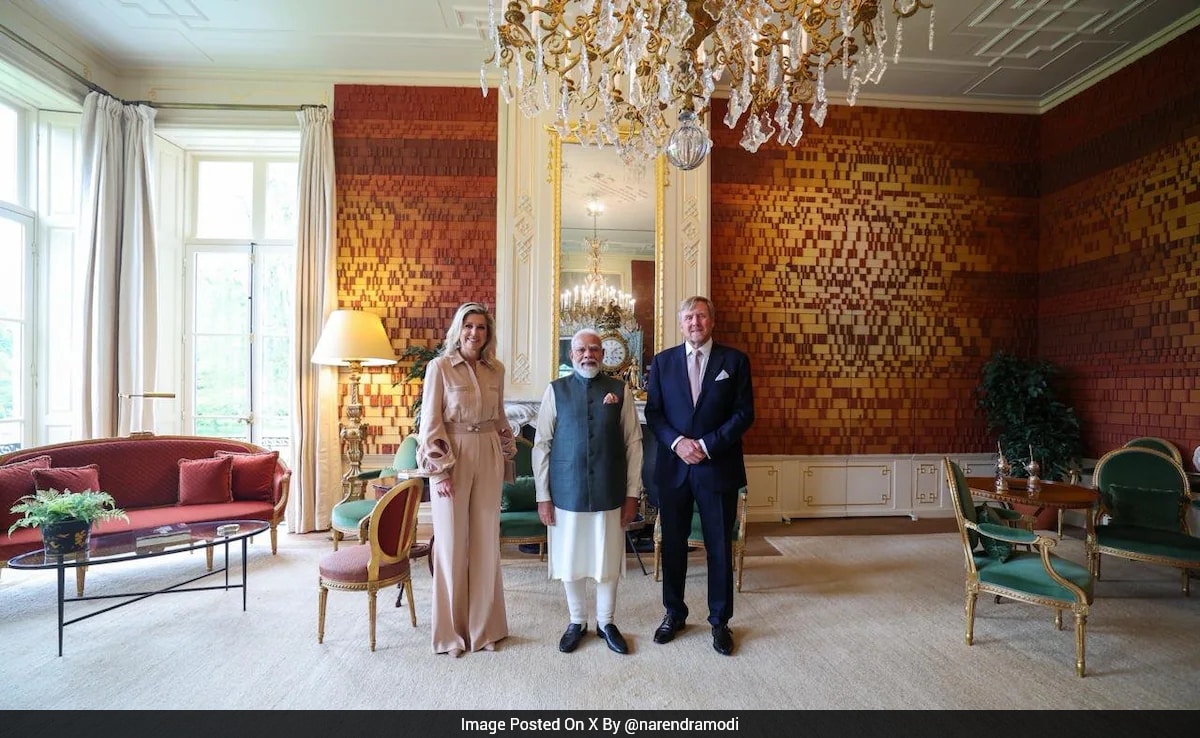 PM Modi Meets Dutch Royals In Netherlands, Discusses Tech, Trade