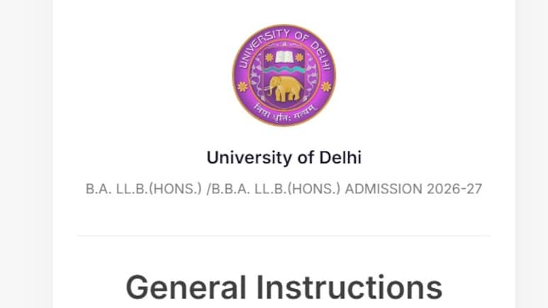 Delhi University LAW Admissions 2026: डीयू में लॉ प्रोग्राम्&zwj;स में एडमिशन शुरू, ये है आवेदन की लास्&zwj;ट डेट