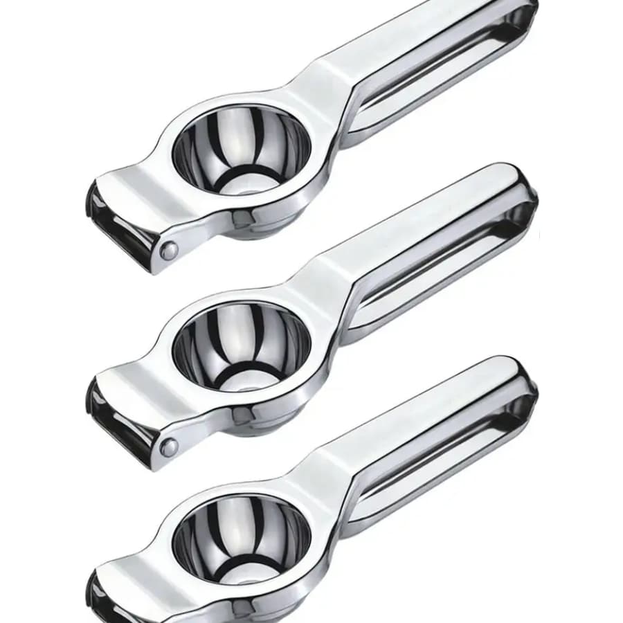 Click to buy JISUN Steel Hand Juicer Stainless Steel Lemon Squeezer (Silver)