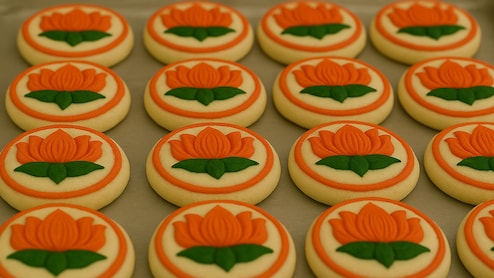 Lotus-Shaped Sandesh Appears In Bengal Sweet Shops As Suvendu Adhikari Takes Oath