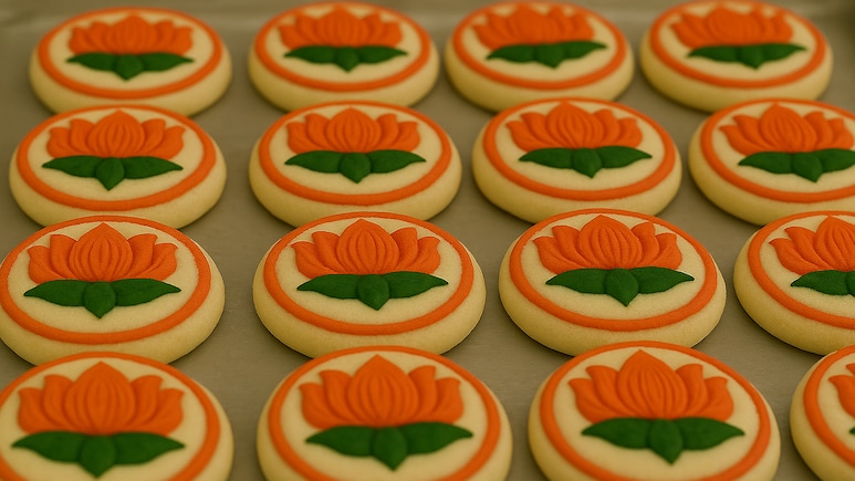 Lotus-Shaped Sandesh Appears In Bengal Sweet Shops As Suvendu Adhikari Takes Oath