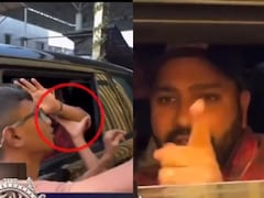 Video Claims Fan Tried To Snatch Rohit Sharmas Rs 3.25 Crore Watch