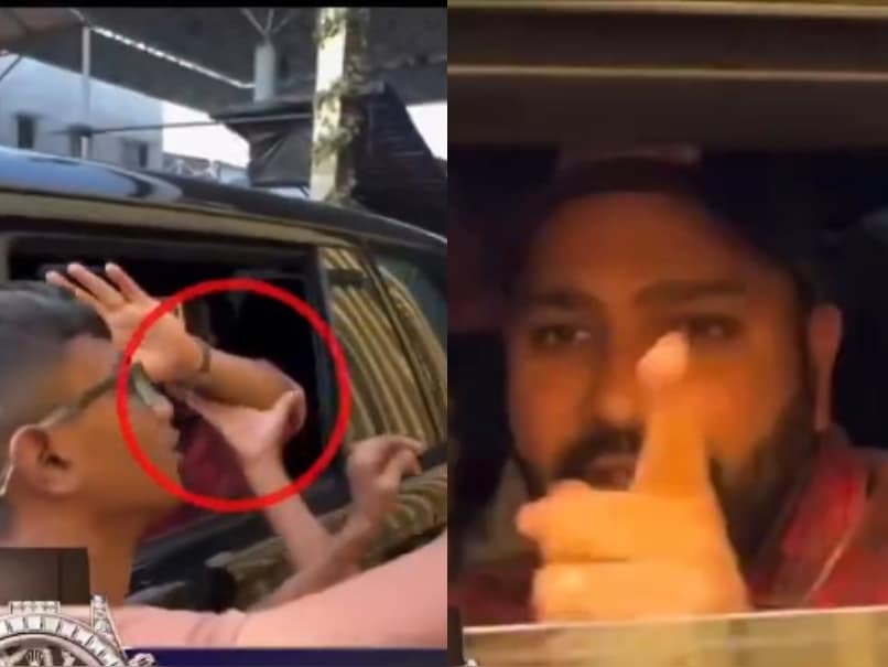 Video Claims Fan Tried To Snatch Rohit Sharma's Rs 3.25 Crore Watch, Internet Stunned