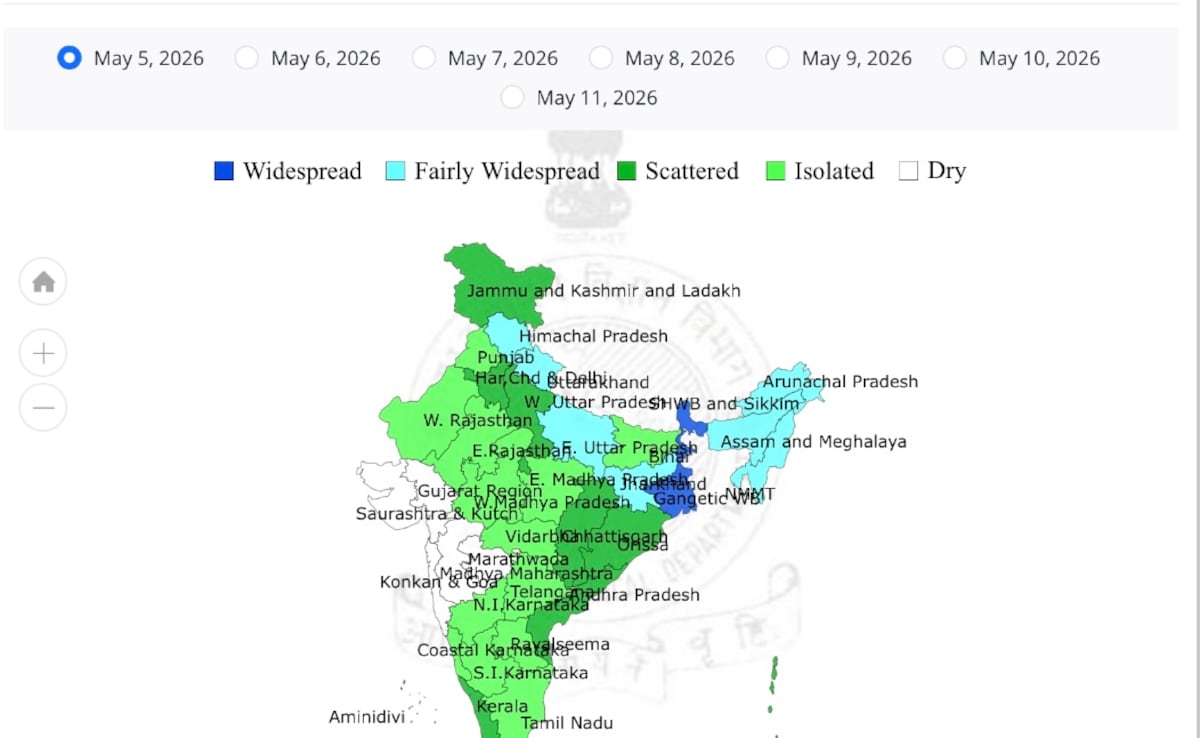 Weather Update: IMD Issues Alert For Rains In Several Parts Of India — Check Forecast