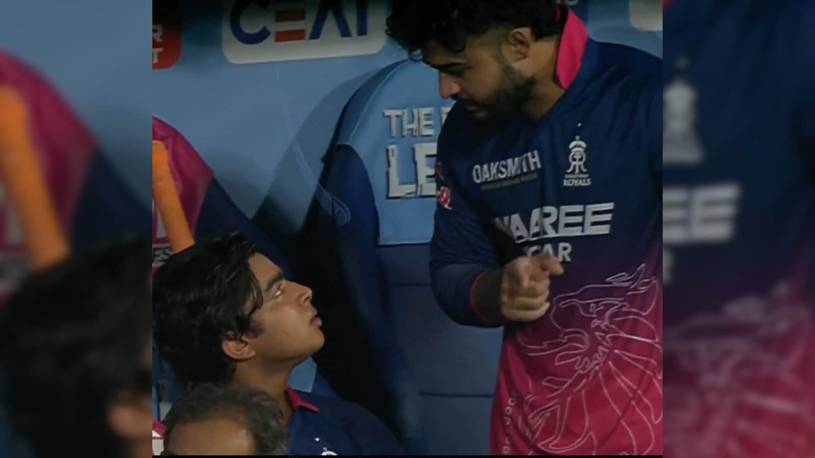 Riyan Parag In Animated Discussion with Vaibhav Sooryavanshi After RR Wonderkid Falls In 90s For 2nd Straight IPL Match