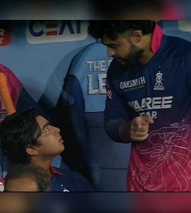 Riyan Parag In Animated Discussion with Vaibhav Sooryavanshi After RR Wonderkid Falls In 90s For 2nd Straight IPL Match