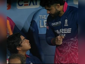 Riyan Parag In Animated Discussion with Vaibhav Sooryavanshi After RR Wonderkid Falls In 90s For 2nd Straight IPL Match