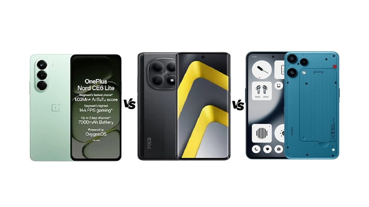 OnePlus Nord CE6 Lite vs Poco M8 5G vs Nothing Phone 3a Lite 5G: जानें कौन सा फोन है बेस्ट?