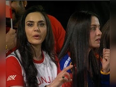 Preity Zinta Joined By Celina Jaitely For Crucial PBKS vs MI IPL Match, Reaction Viral As Her Team Loses Wickets