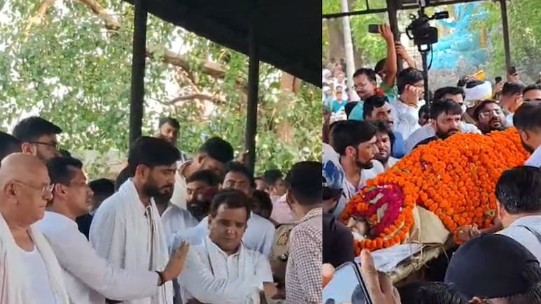 चचेरे भाई अखिलेश-धर्मेंद्र या चाचा शिवपाल नहीं, प्रतीक यादव को ससुर ने दी मुखाग्नि, अंतिम संस्कार में दिखा पूरा यादव परिवार