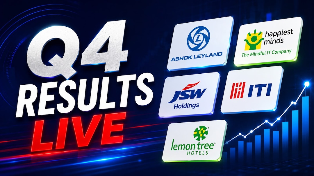 Q4 Results Today Live: Ashok Leyland, Happiest Minds, ITI, JSW Holdings Among 400+ Companies To Declare Earnings