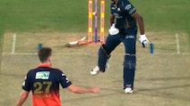 Hit-wicket In IPL: Sudharsan's Brilliant Shot Turns Into Disaster vs RCB