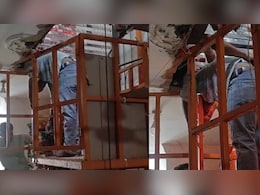 कानपुर में लिफ्ट और दीवार के बीच फंसी गर्दन, आधे घंटे जिंदगी और मौत से संघर्ष करता रहा युवक
