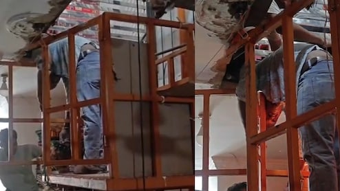 कानपुर में लिफ्ट और दीवार के बीच फंसी गर्दन, आधे घंटे जिंदगी और मौत से संघर्ष करता रहा युवक