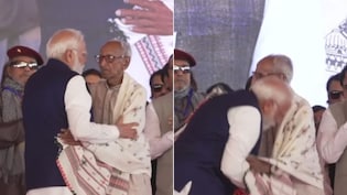 PM Touches Feet Of 97-Year-Old Makhanlal Sarkar In Bengal: Who Is He?