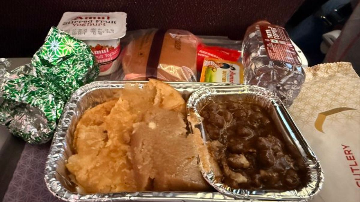 Air India Served Halwa Poori Chana On Flight, Internet Calls It A 'Bhandara'