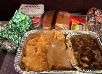 Air India Served Halwa Poori Chana On Delhi-Bali Flight, Internet Calls It A Bhandara'