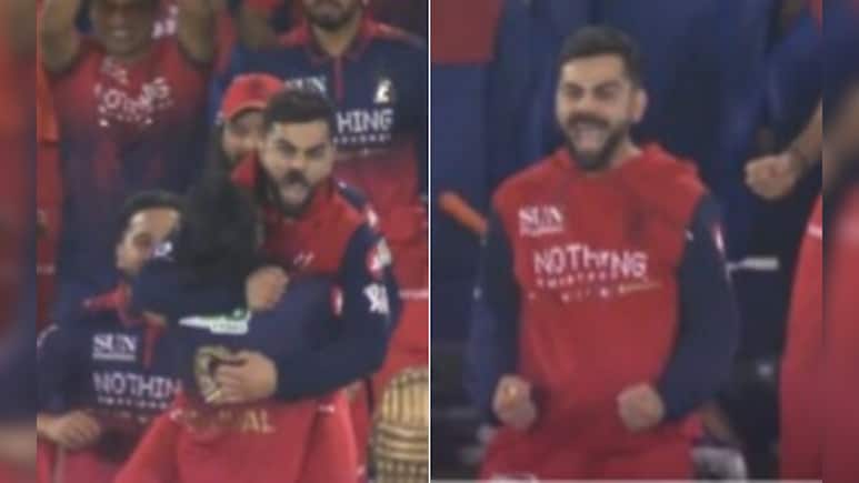 RCB vs MI: जीत के बाद दिखा 'चीकू' का पुराना अंदाज, डगआउट में कुछ इस तरह विराट कोहली ने मनाया जश्न, वीडियो वायरल