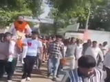 Video: Released On Bail, Rape-Accused Garlanded, Carried On Shoulders In UP Video: Released On Bail, Rape-Accused Garlanded, Carried On Shoulders In UP