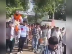 Video: Released On Bail, Rape-Accused Garlanded, Carried On Shoulders In UP