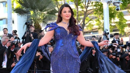 Aishwarya Rai Finally Takes Over Cannes In A Stunning Blue Amit Aggarwal Gown