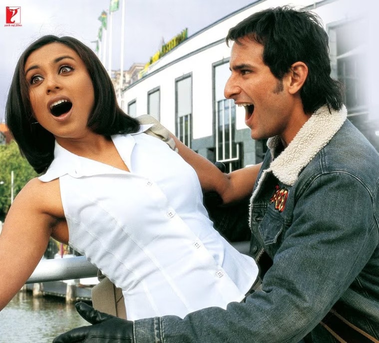 Saif Ali Khan and Rani Mukerji in Ladki Kyon from Hum Tum Saif Ali Khan and Rani Mukerji in Ladki Kyon from Hum Tum