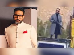 Abhishek Bachchan's First Look Leaked From <i>King</i> Set
