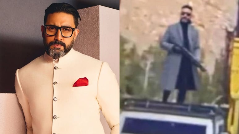 Abhishek Bachchan's First Look Leaked From <i>King</i> Set