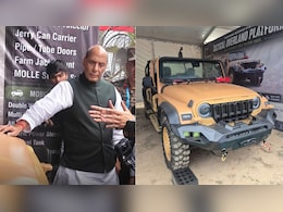 Defence Minister Rajnath Singh Checks Out Mahindra Thar-Based Tactical Vehicle: Pics
