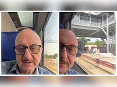 Anupam Kher Supports PM Modi's Fuel-Saving Appeal, Travels By Vande Bharat From Jaipur To Delhi — Watch