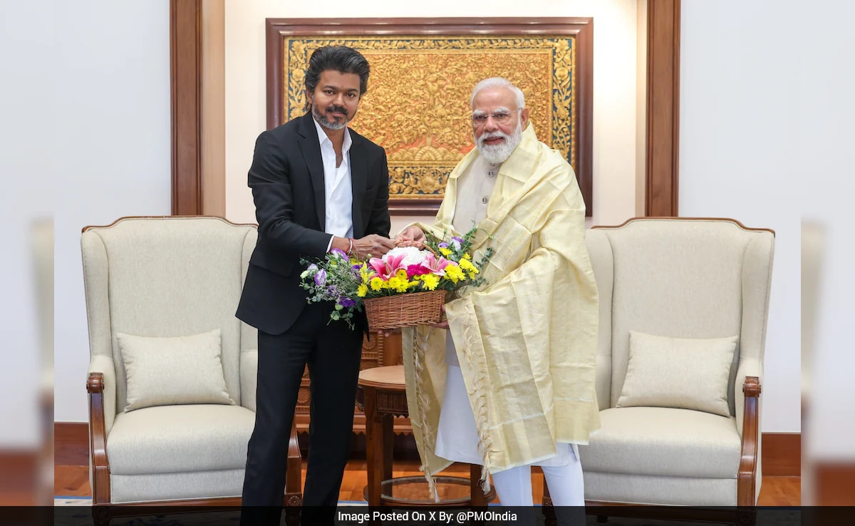 Tamil Nadu Chief Minister Live Updates: Vijay Meets PM Modi In Delhi