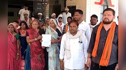 नर्मदा पाइपलाइन टूटी, भीषण जल संकट से परेशान 150 परिवार; पानी की तलाश में दर-दर भटक रहे&nbsp;
