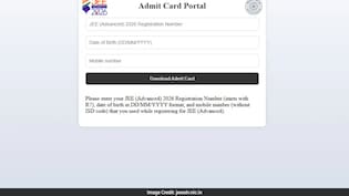JEE Advanced Admit Card 2026: IIT रुड़की ने जारी किए JEE Advanced  एडमिट कार्ड, इस लिंक से करें डाउनलोड