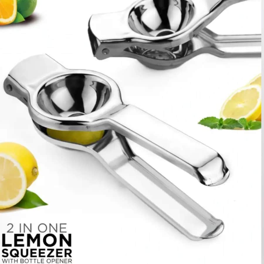 Click to buy Neeom Steel Hand Juicer Lemon Squeezer (Steel)