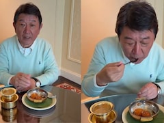 Japan Foreign Minister Indulges In Filter Coffee, Gulab Jamun In India