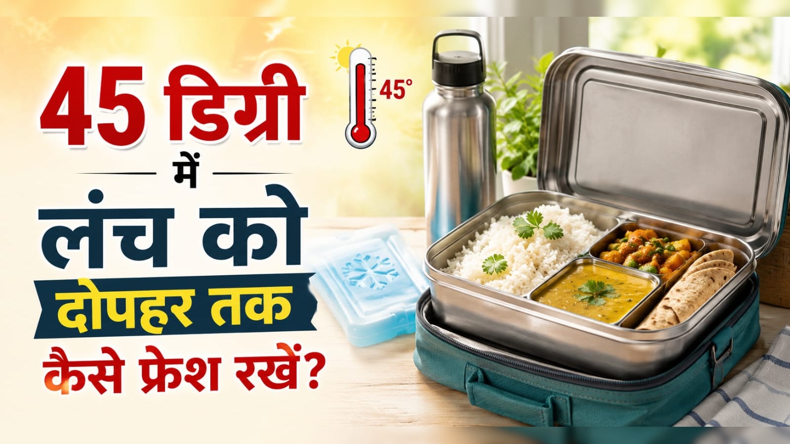 45 डिग्री गर्मी में दोपहर तक सड़ न जाए टिफिन का खाना, पैक करते समय इन 7 बातों का रखें खास ख्याल