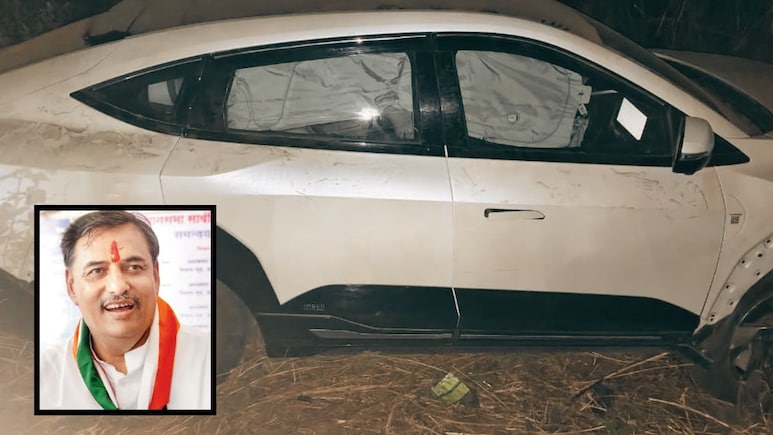 Pune News : काँग्रेसच्या बड्या नेत्याचा पुण्यात भीषण अपघात; डोक्याला आणि पायाला गंभीर दुखापत