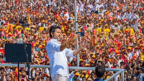'Thalapathy' Is Tamil Nadu Chief Minister. Vijay Takes Oath With 9 TVK Leaders
