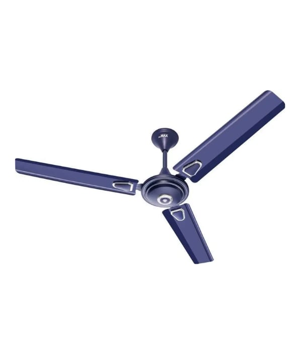 Click here to buy: MinMax CYCLONE Ultra High Speed 1200 mm 3 Blade Ceiling Fan (MATT BLUE, Pack of 1)